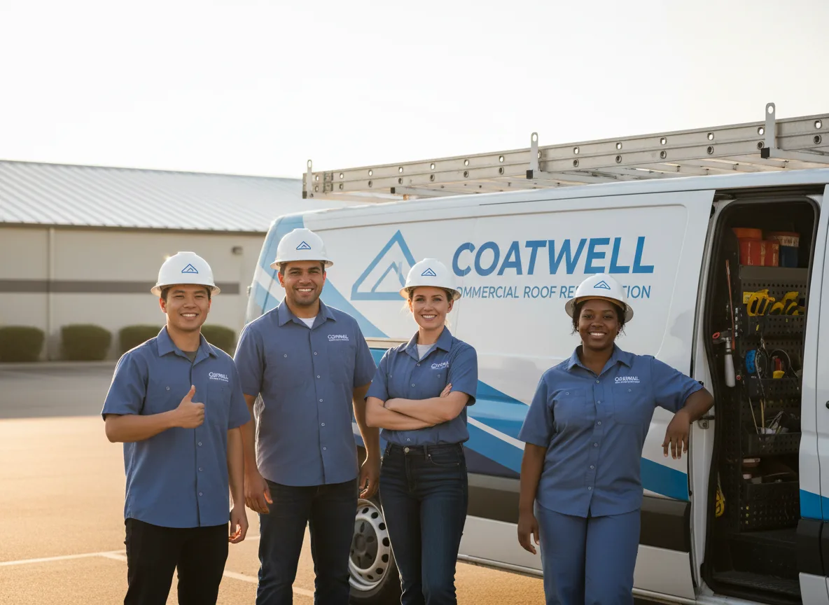 Commercial roof coating company in Pandora, OH